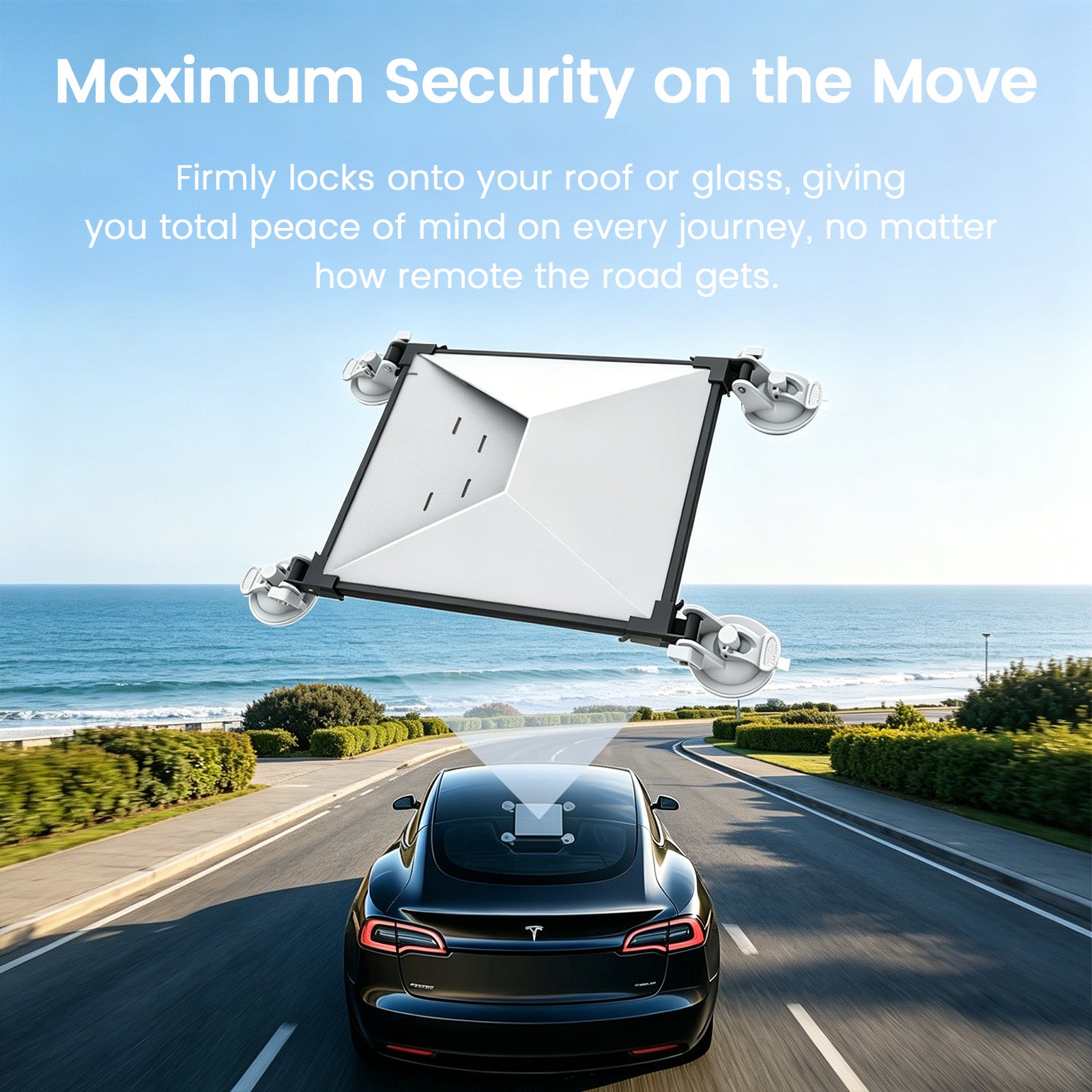 Starlink Mini Mount | Strong Suction Cup Holder for Window, Sunroof, RV & Truck