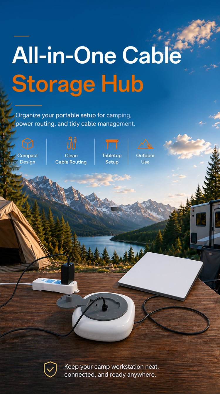 Saunyoto Starlink Power Cable Organizer Hub