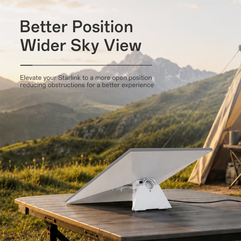 SnapLock 2-in-1 Quick-Release Pipe Adapter & Kickstand for Starlink