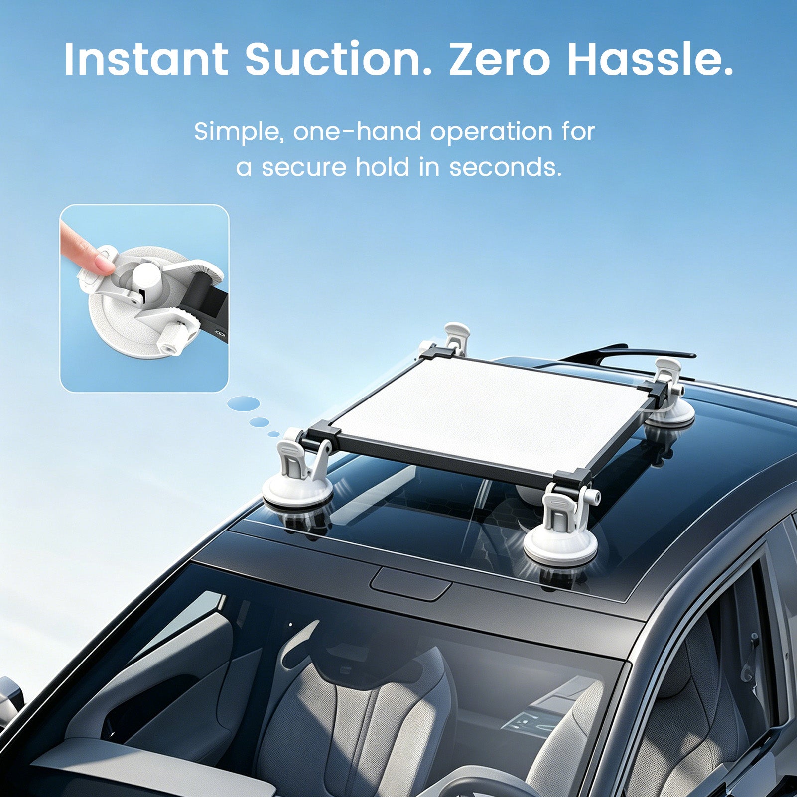 Starlink Mini Mount | Strong Suction Cup Holder for Window, Sunroof, RV & Truck