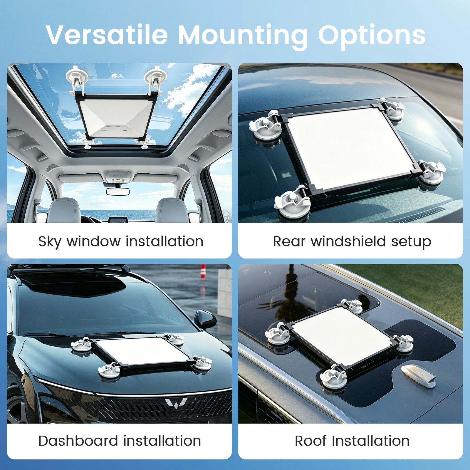 Starlink Mini Mount | Strong Suction Cup Holder for Window, Sunroof, RV & Truck