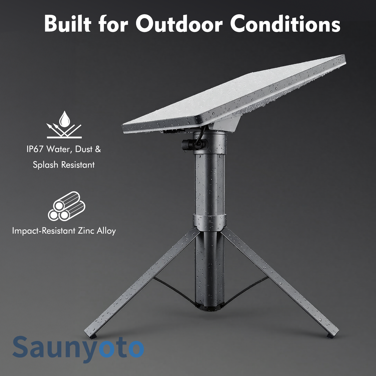 All-in-One Mount & Power Bank for Starlink mini- 30V/2A DC Output | 45000mAh portable battery | Saunyoto