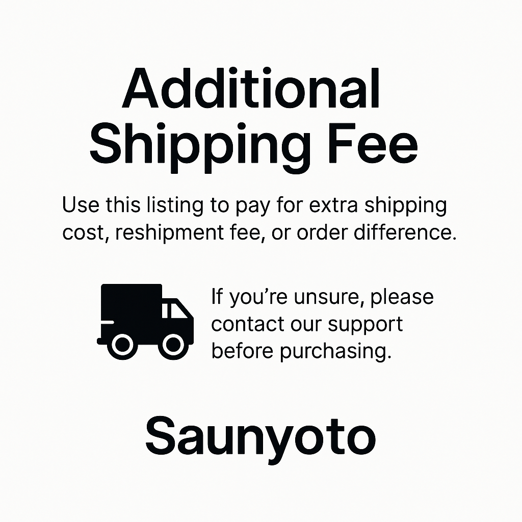 Extra Shipping Cost / Price Difference