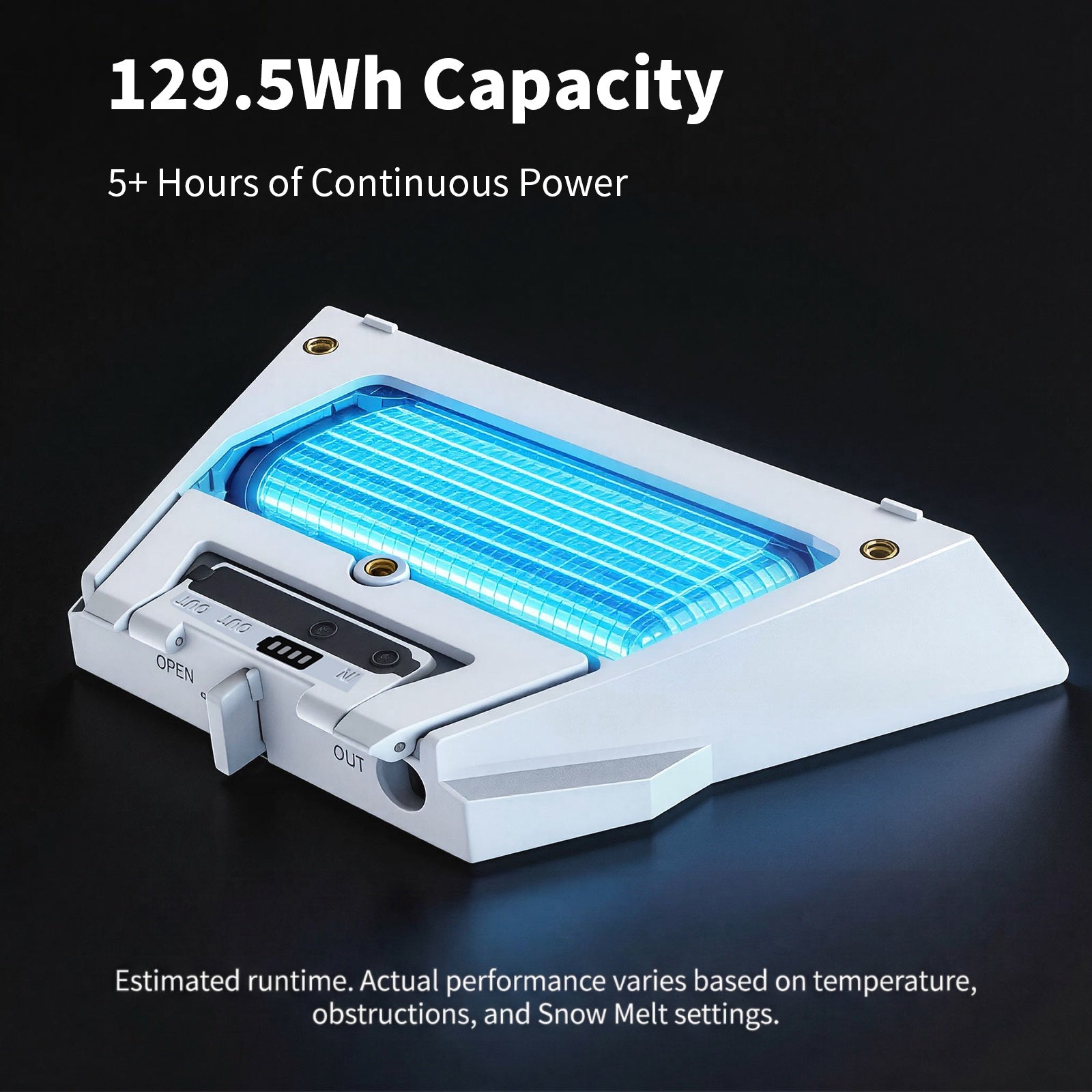 Power Bank for Starlink Mini – 35000mAh Portable Battery (129.5Wh) with 199W Output, Up to 6 Hours Runtime